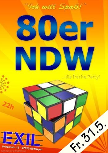 Ich Will Spaß - 80er/NDW Party