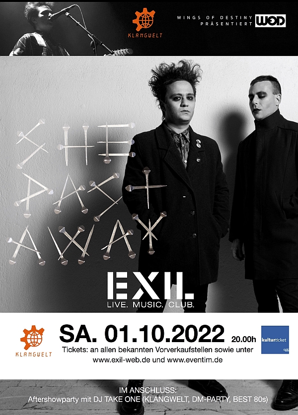 Flyer: Klangwelt präsentiert - She Past Away