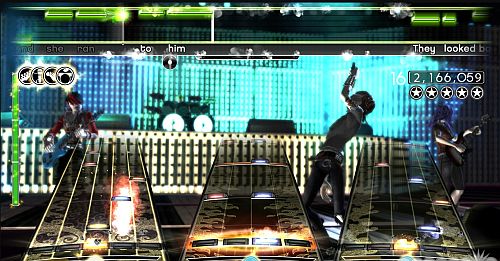 Screenshot des Computerspiels Rock Band (2007)