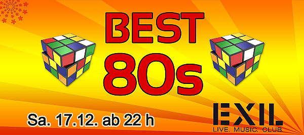 Banner: BEST 80s Party