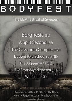 Bodyfest 2014 in Schweden - die Bands