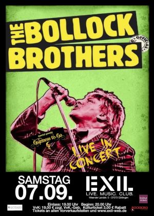 Flyer: Bollock Brothers live im EXIL Göttingen