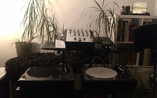 Arbeitsplatz von DJ Whiper
