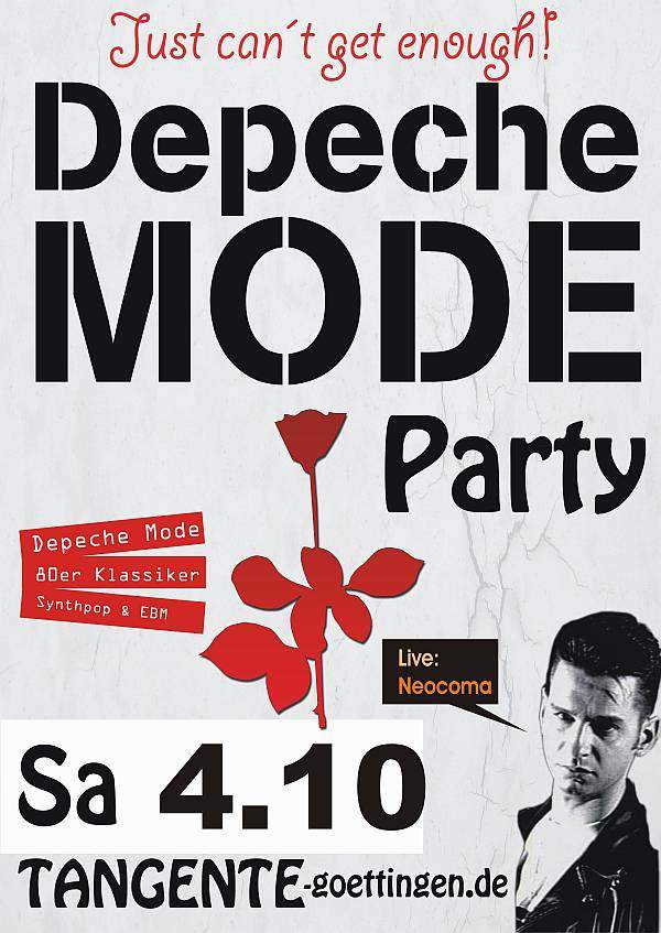 Depeche Mode Party - 04.10. in Göttingen - live: Neocoma