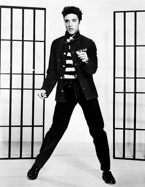 Abbildung: der junge Elvis Presley