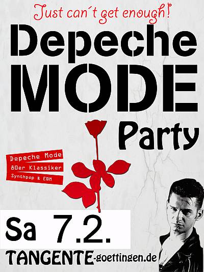 Depeche Mode Party Flyer 2015