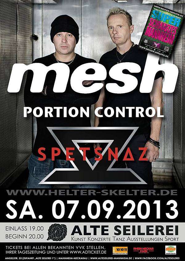 Mesh, Spetsnaz und Portion Control live in Mannheim