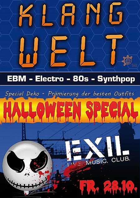 Flyer: Klangwelt und Halloween Party