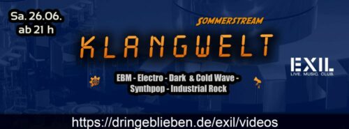 Flyer: KLANGWELT Sommerstream