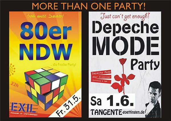 more thena one party - 80er - ndw - depeche mode
