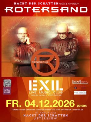 Flyer: Rotersand live in Göttingen